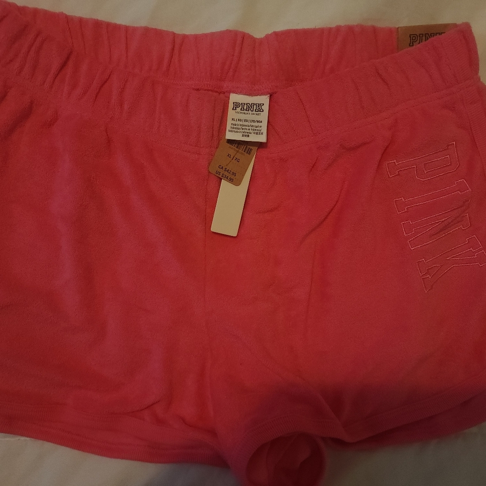Pink by vs xl varsity shorts